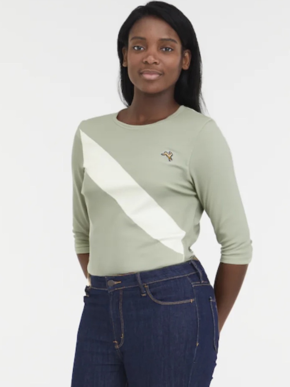 Tracksmith Van Cortlandt Long Sleeve Running Top Size Large Olive Green Like New - Picture 3 of 8